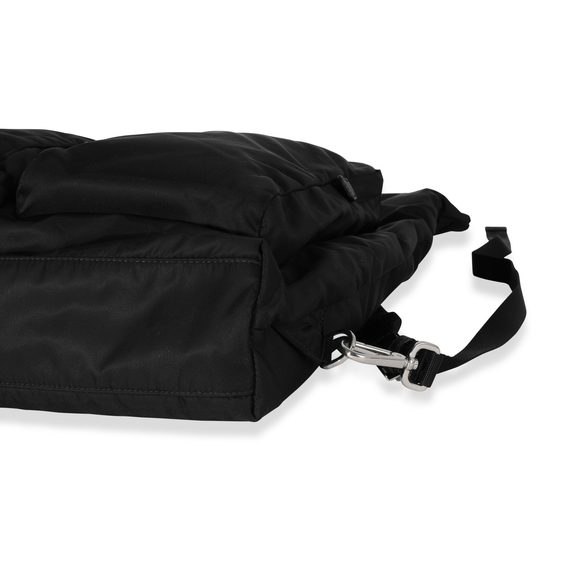 Prada Black Re-Nylon, Technical Fabric & Saffiano Leather Nylon Convertible Tote - Picture 5 of 7